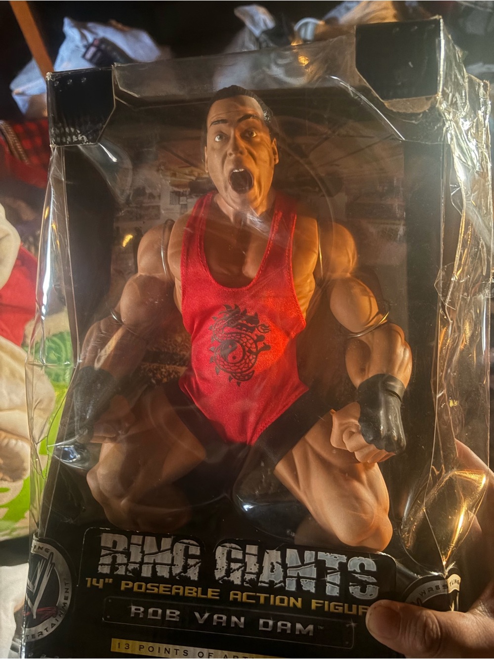 WWE RING GIANTS ROB VAN DAM (BOX DAMAGED)